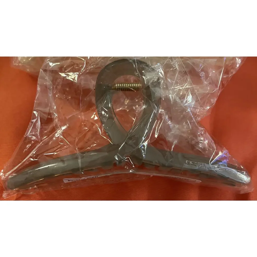 Set Of Three Hair Claws Clips For Thick Hair Tortoise, Cream, and Gray